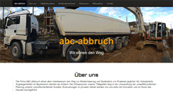 Desktop Screenshot of abc-abbruch.de